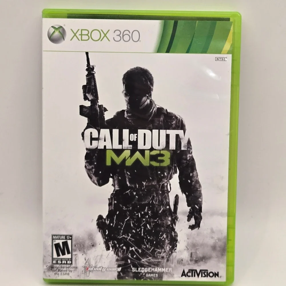 Activision Call of Duty Modern Warfare 3 Xbox 360 Video‎ Game Shooter FPS MW3